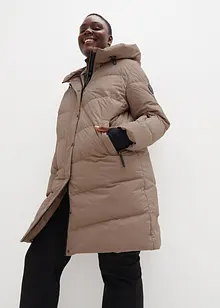 wasserabweisender Daunenmantel mit bedrucktem Innenfutter, bonprix