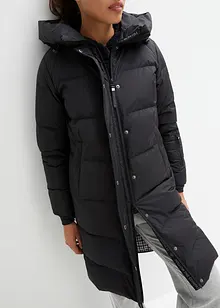 wasserabweisender Daunenmantel mit bedrucktem Innenfutter, bonprix