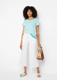 Pantalon 7/8 en jersey viscose, bonprix