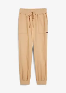 Pantalon jogger en twill, bonprix