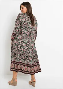 Tunika-Kleid aus fließender Viskose, bonprix