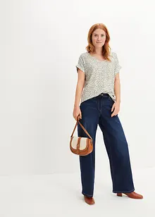 Viskose Shirt mit V-Ausschnitt, bonprix