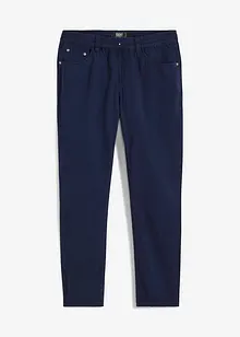 Pantalon droit taillé élastiquée 100% coton, Regular, bonprix