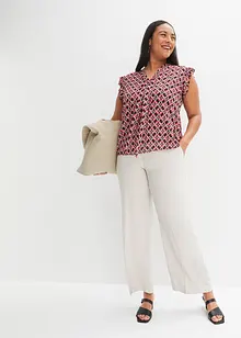 Blouse sans manches imprimée, bonprix