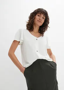 T-shirt boutonné, bonprix