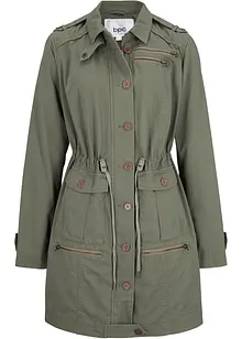 Parka en coton style utilitaire, mi-longue, bonprix