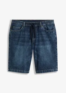Leichte Stretch-Jeans-Schlupf-Bermuda, Slim Fit, bonprix