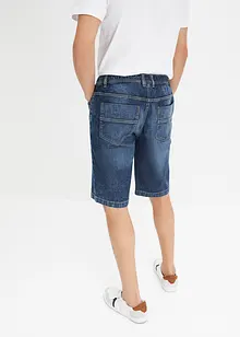 Leichte Stretch-Jeans-Schlupf-Bermuda, Slim Fit, bonprix