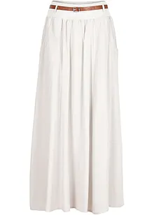 Jupe longue avec ceinture (ens. 2 pces), bonprix