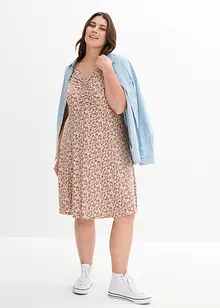 Knieumspielendes Jerseykleid aus Viskose-Mix, bonprix