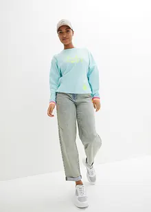 Sweat à poignets multicolores, bonprix