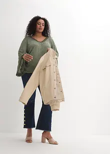 Shirt-Tunika mit Spitze, bonprix
