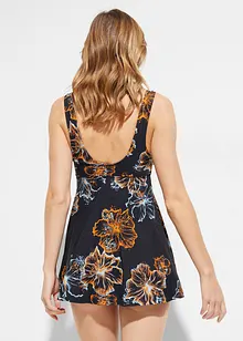 Robe de bain sculptante, maintien modéré, col V, bonprix