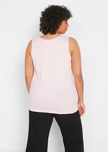 Lot de 5 débardeurs longs 100% coton, bonprix