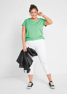 Rundhals-Shirt, Kurzarm (5er Pack), bonprix