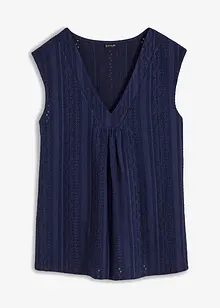 Top en broderie anglaise, bonprix