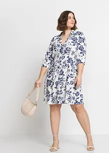 Robe-chemise en viscose fluide, bonprix