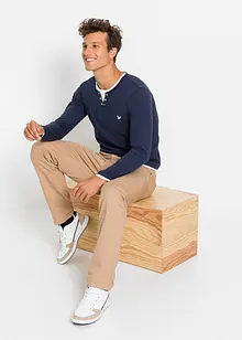 2 in 1 Shirt (2er Pack), Langarm, bonprix