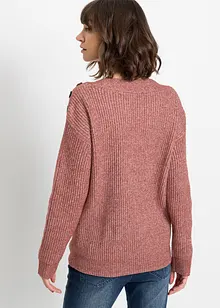 Pullover mit Knöpfen, bonprix