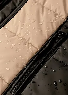 wasserabweisender Outdoor-Kurzmantel mit Fellimitat, bonprix