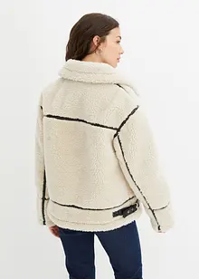 Veste aspect peau de mouton, bonprix