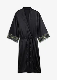 Satin Kimono mit Stickerei, bonprix