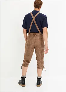 Regular Fit Trachtenhose aus Lederimitat, bonprix