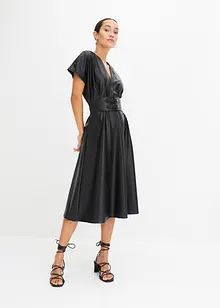 Lederimitat-Kleid, bonprix