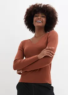 Pull avec un décolleté ondulé, bonprix