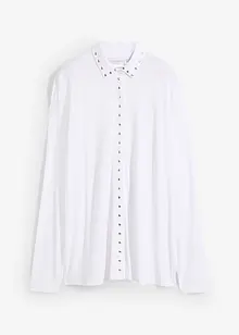 T-shirt blouse avec rivets, bonprix