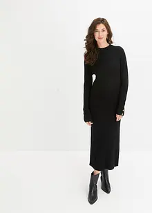 Robe en maille à col roulé, bonprix