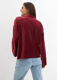 Cord-Shirt mit Stehkragen, bonprix