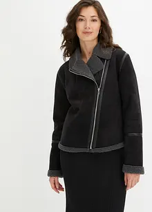 Jacke aus Lammfellimitat, bonprix