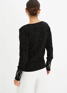 Pullover mit Eyelets, bonprix