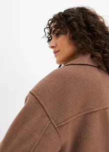 Kurze Cabanjacke in Wolloptik, bonprix