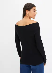 Pull encolure Bardot, bonprix