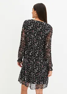 Robe à volants en mesh, bonprix