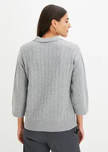 3/4-Arm Oversize-Pullover, bonprix