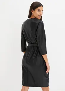 Lederimitat-Kleid, bonprix