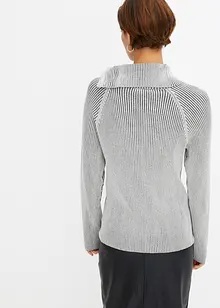 Ripp-Pullover im Used Look, bonprix