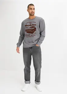 Sweatshirt mit Druck, Loose Fit, bonprix