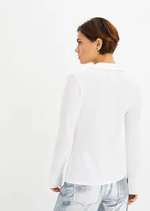 Crepe-Shirt mit Raffung, bonprix