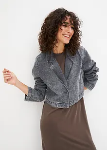 Blazer court en jean, bonprix