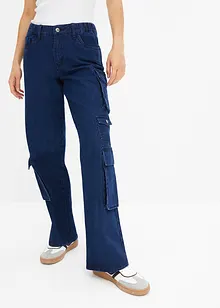 Cargo-Jeans Mid Waist, bonprix