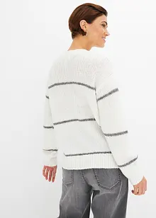 Pullover mit Kontraststreifen, bonprix