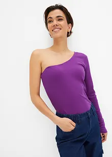 One Shoulder Rippshirt, bonprix