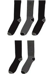 Tennissocken mit Innenfrottee mit Bio-Baumwolle (5er Pack), bpc bonprix collection