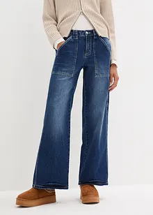 Cargo-Jeans Mid Waist, bonprix