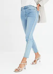 Skinny-Jeans mit Strass-Applikation, bonprix