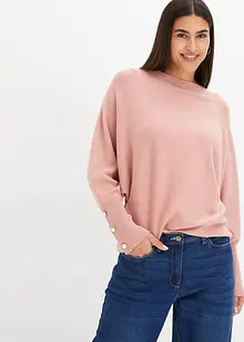 Pullover mit Perlen Knöpfen, bonprix